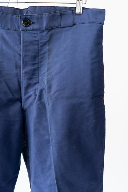 40s French Work Vulcain Blue Moleskin Jacket DEAD STOCK
