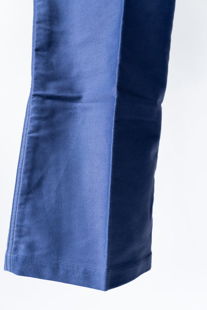 40s French Work Vulcain Blue Moleskin Jacket DEAD STOCK