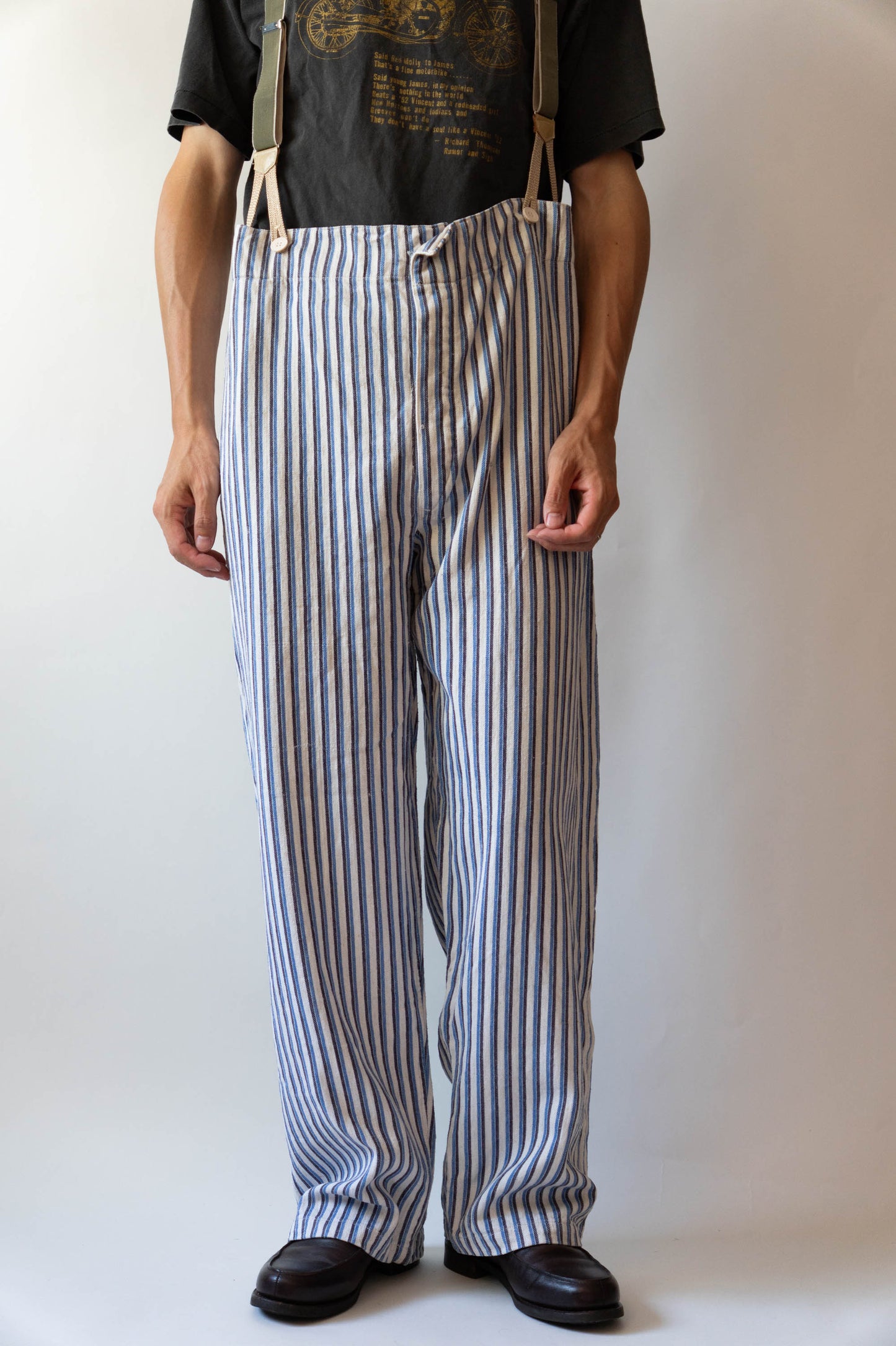 30s GERMAN ARMY WEHRMACHT DRILLICH HOSPITAL TROUSER