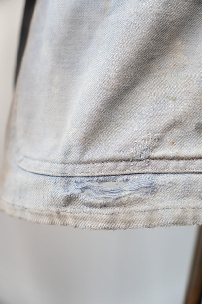 40s French Work Cotton Twill Jacket "Adolphe Lafont"