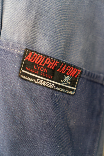 40s French Work Cotton Twill Jacket "Adolphe Lafont"