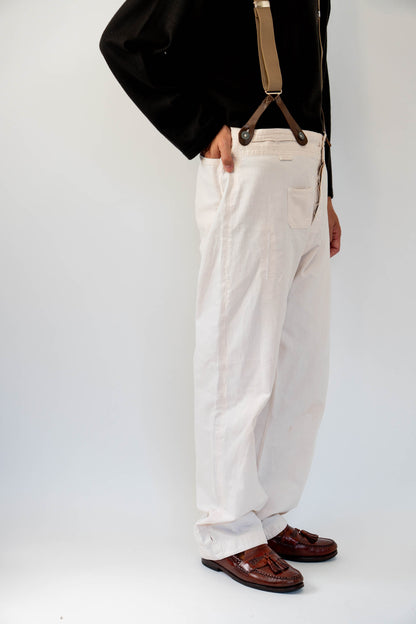 30s German Kriegsmarine Drillich Cotton Twill Trouser