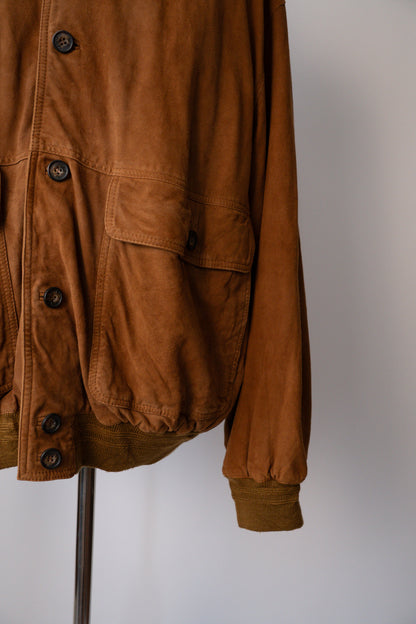 ~90s Italy Old Valstar Suede Jacket
