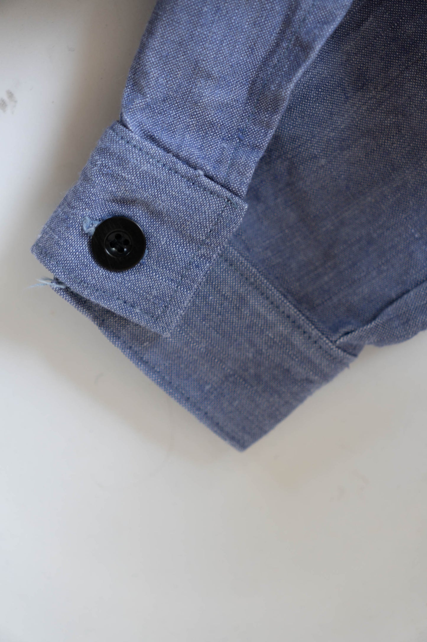 50s French Marine Ramie Linen Sailor Smock