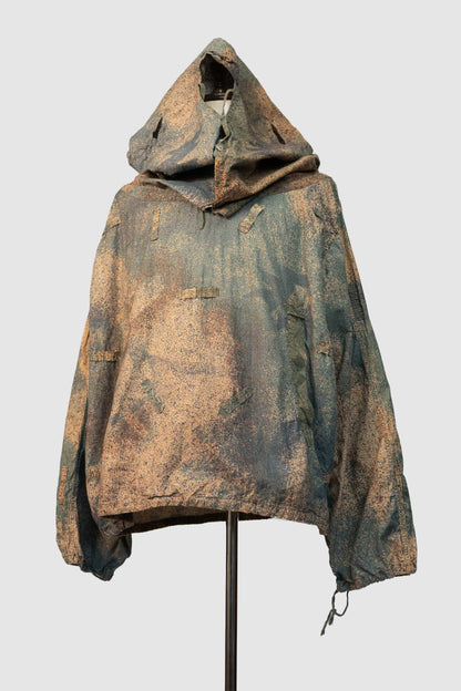 ~80s Yugoslavia Army Sniper Smock Microdat Camouflage with Groove and Bag