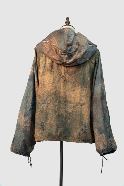 ~80s Yugoslavia Army Sniper Smock Microdat Camouflage with Groove and Bag
