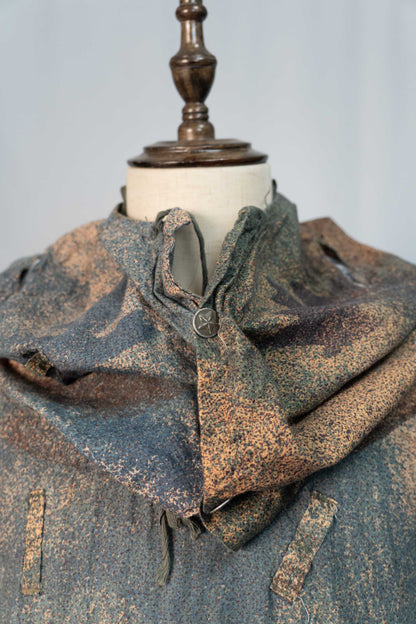 ~80s Yugoslavia Army Sniper Smock Microdat Camouflage with Groove and Bag