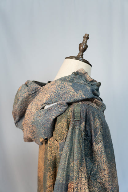 ~80s Yugoslavia Army Sniper Smock Microdat Camouflage with Groove and Bag