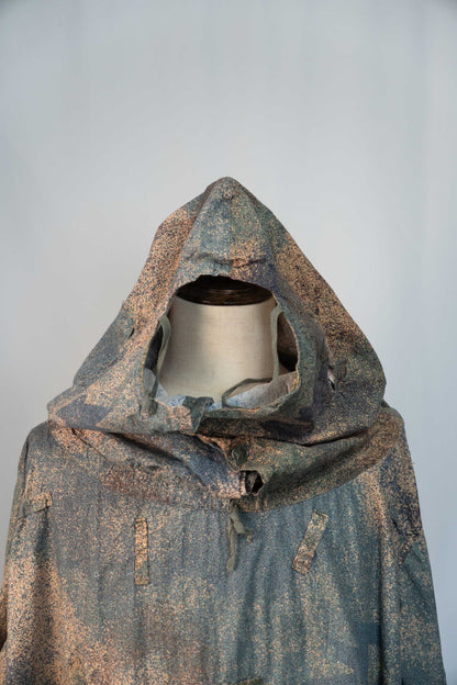 ~80s Yugoslavia Army Sniper Smock Microdat Camouflage with Groove and Bag