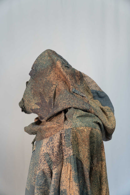 ~80s Yugoslavia Army Sniper Smock Microdat Camouflage with Groove and Bag