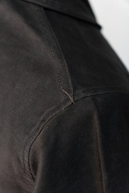 ~30s French Work Black Light Moleskin Jacket "4 Buttons"