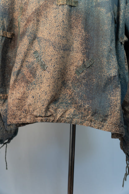 ~80s Yugoslavia Army Sniper Smock Microdat Camouflage with Groove and Bag