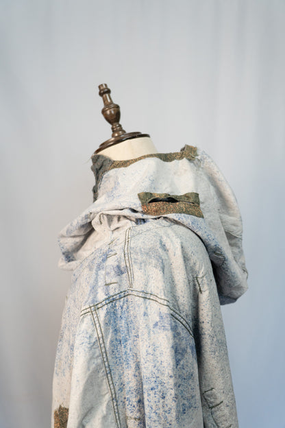 ~80s Yugoslavia Army Sniper Smock Microdat Camouflage with Groove and Bag
