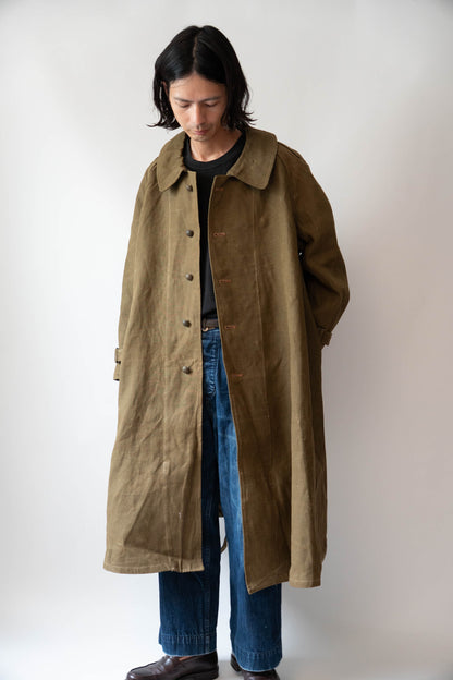 M35 French Army Motorcycle Coat Linen DEADSTOCK 2