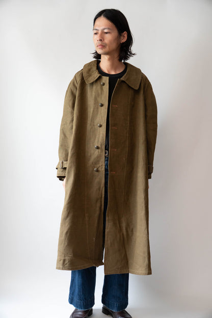M35 French Army Motorcycle Coat Linen DEADSTOCK 2