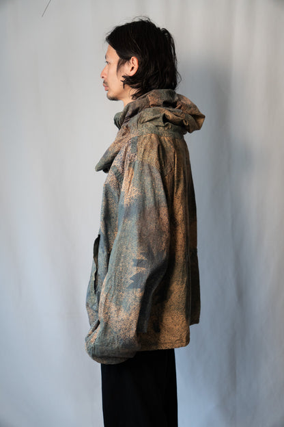 ~80s Yugoslavia Army Sniper Smock Microdat Camouflage with Groove and Bag