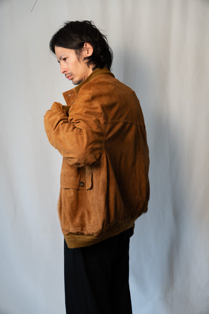 ~90s Italy Old Valstar Suede Jacket