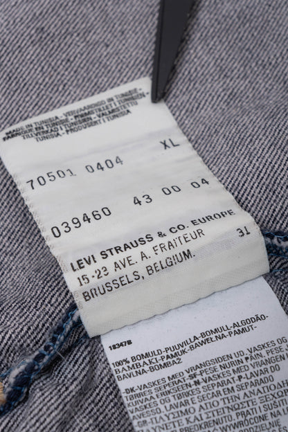 90s euro levi's "70501-04" denim jacket  1st type