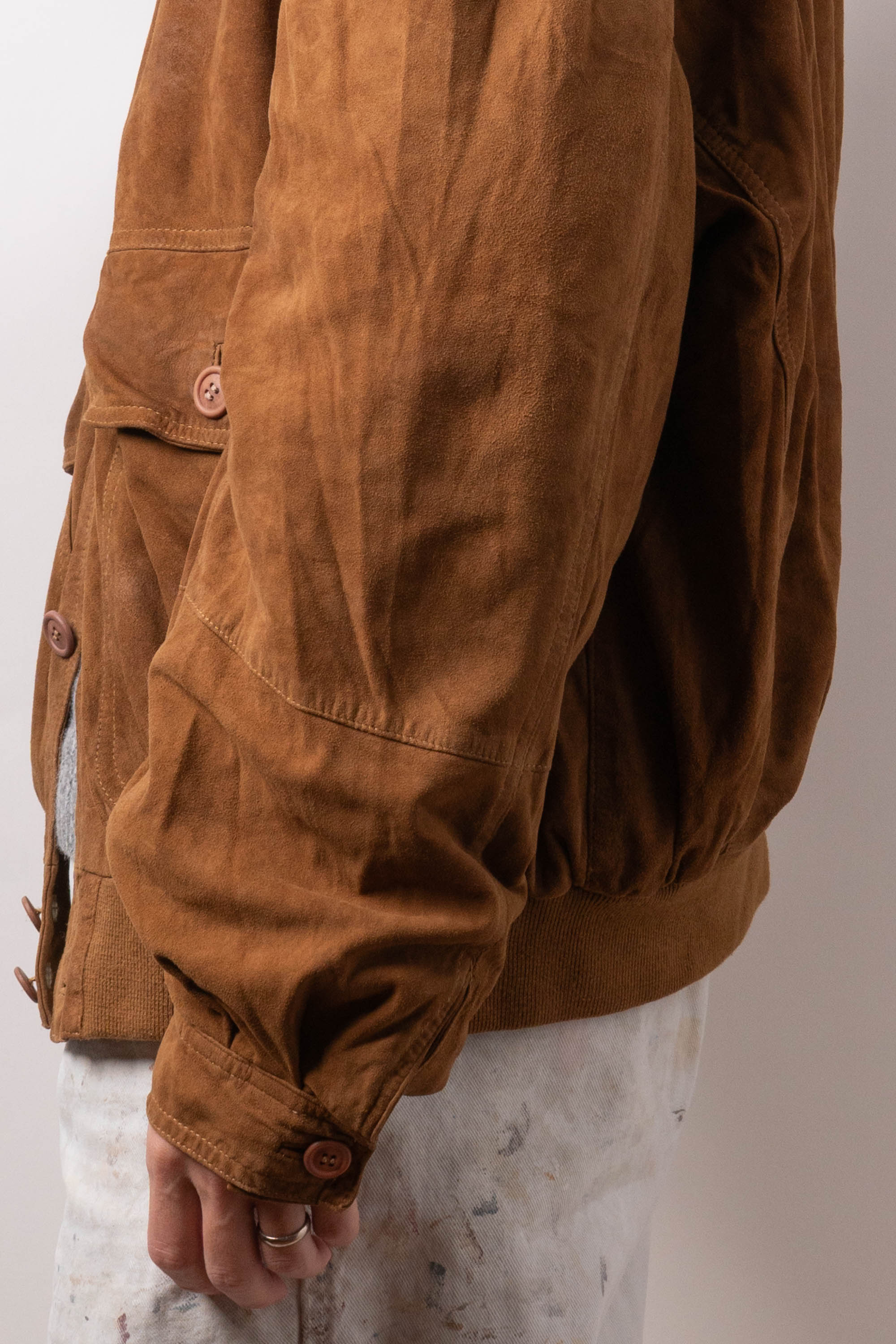 90s Italy Old Valstar Suede Jacket② – edeak vintage