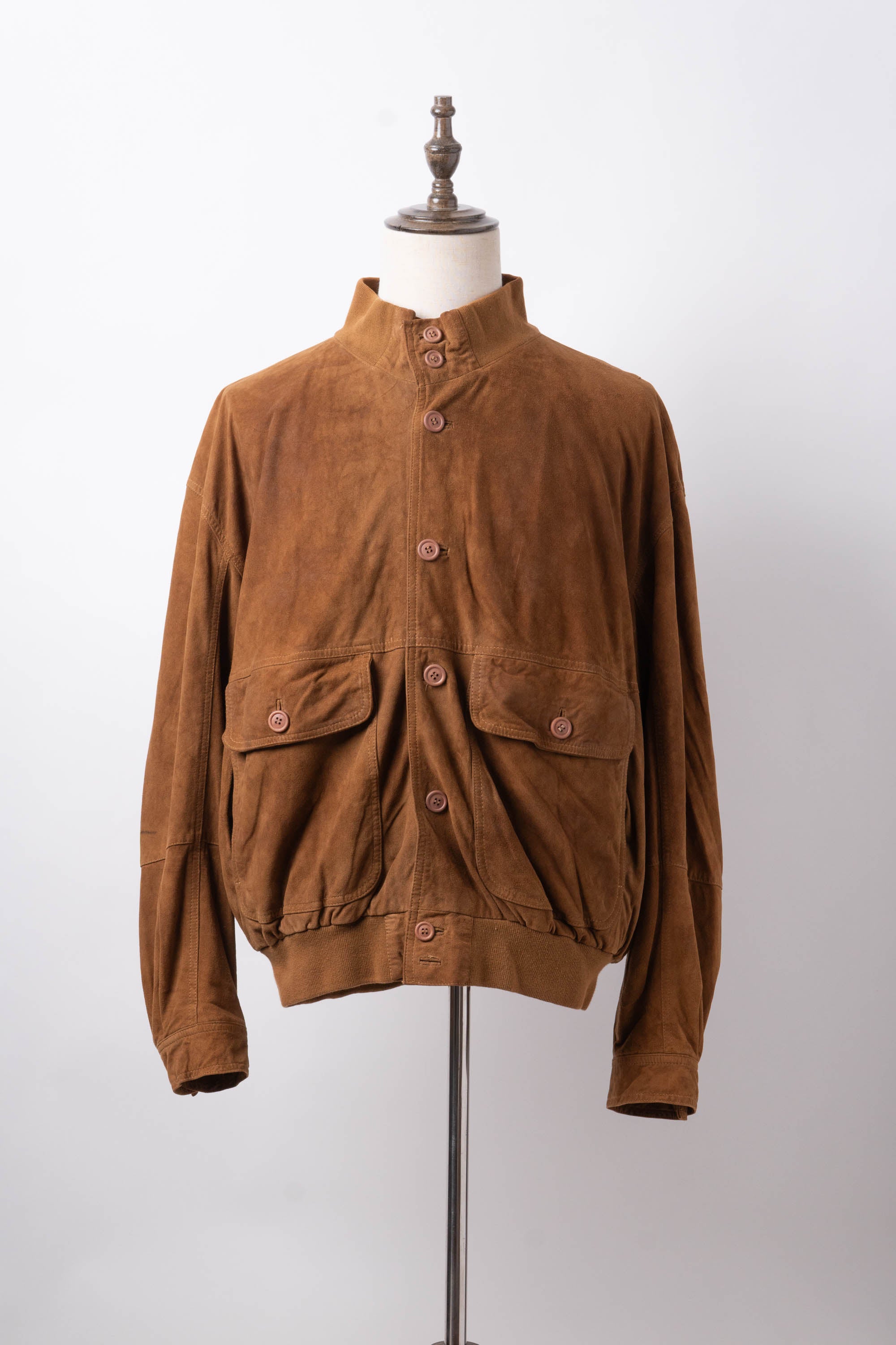 90s Italy Old Valstar Suede Jacket② – edeak vintage