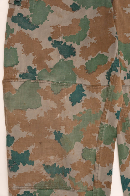 60s GERMAN ARMY BLUMENTARN CAMOUFLAGE TROUSER