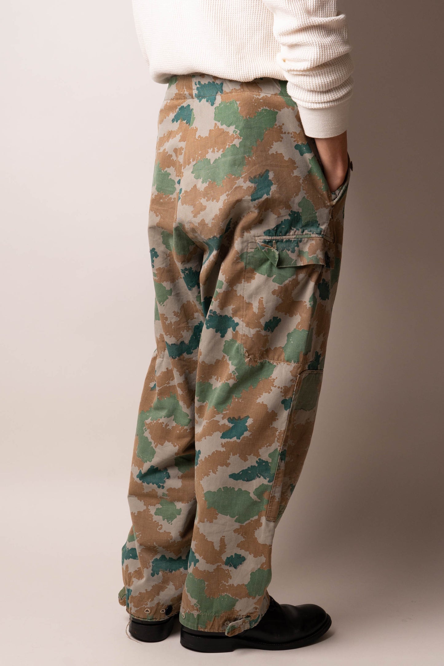 60s GERMAN ARMY BLUMENTARN CAMOUFLAGE TROUSER