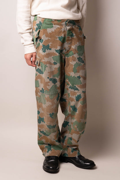 60s GERMAN ARMY BLUMENTARN CAMOUFLAGE TROUSER