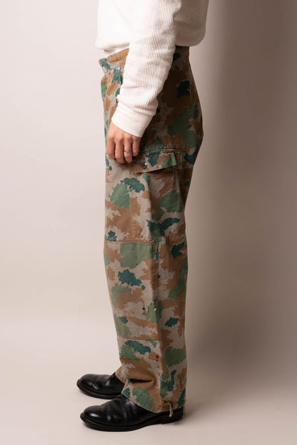60s GERMAN ARMY BLUMENTARN CAMOUFLAGE TROUSER