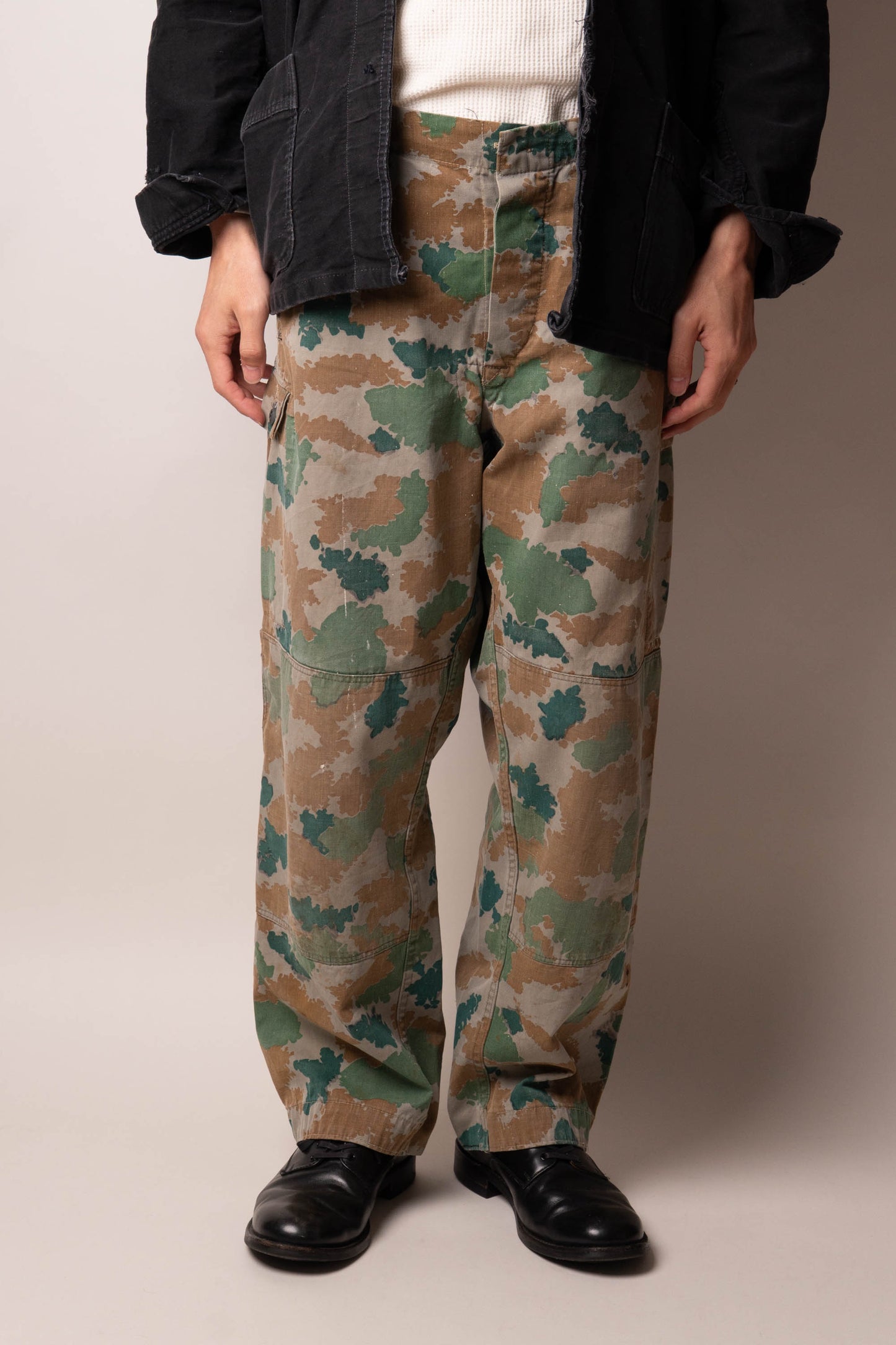 60s GERMAN ARMY BLUMENTARN CAMOUFLAGE TROUSER