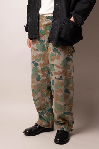 60s GERMAN ARMY BLUMENTARN CAMOUFLAGE TROUSER