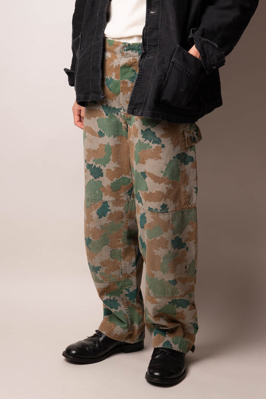 60s GERMAN ARMY BLUMENTARN CAMOUFLAGE TROUSER