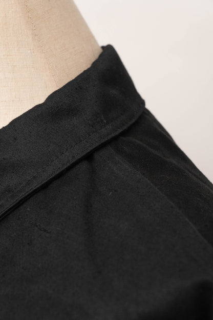 50s French Work Black Moleskin Jacket "Le Mont St Michel"size58 deadstock