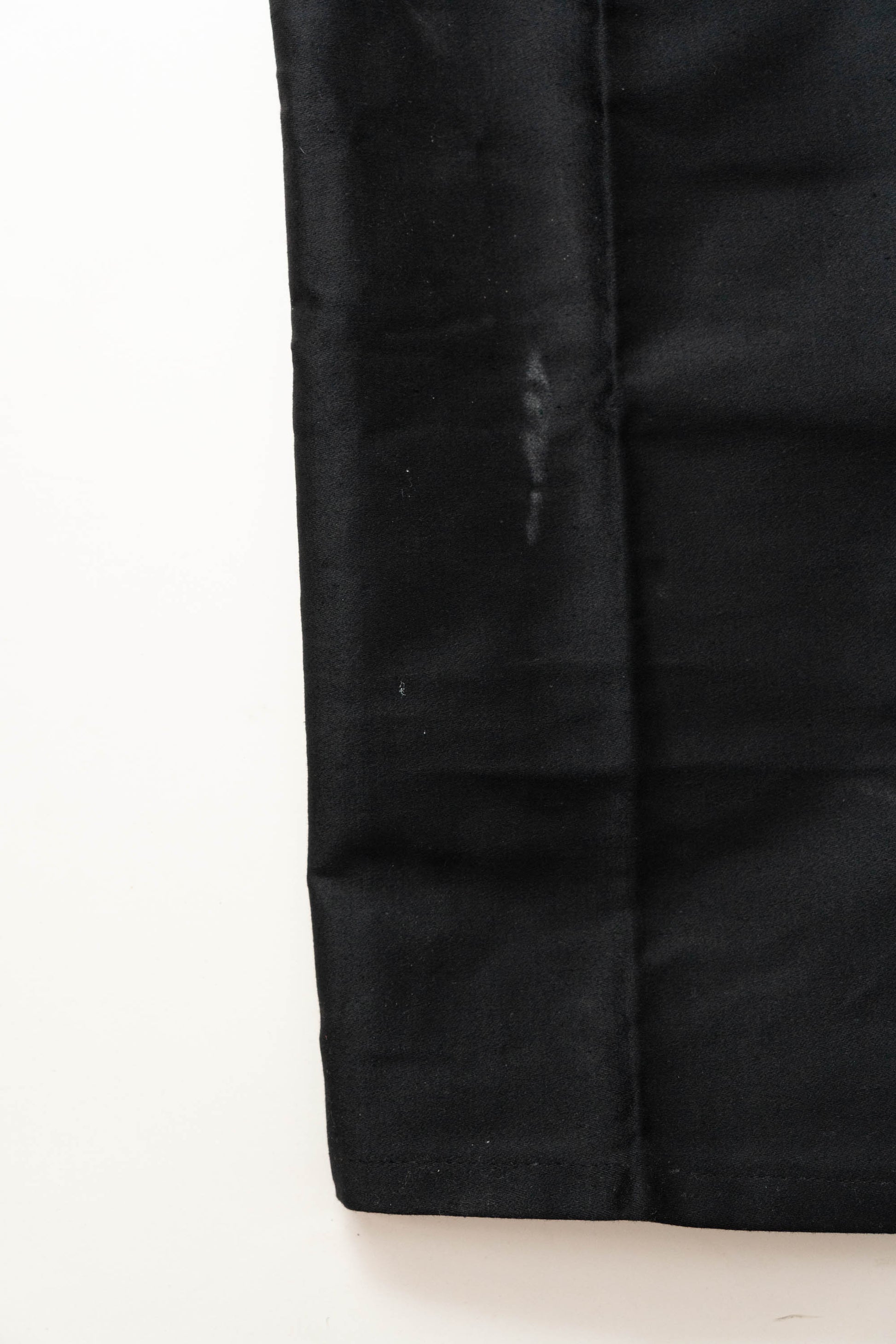 50s French Work Black Moleskin pants "Le Mont St Michel"