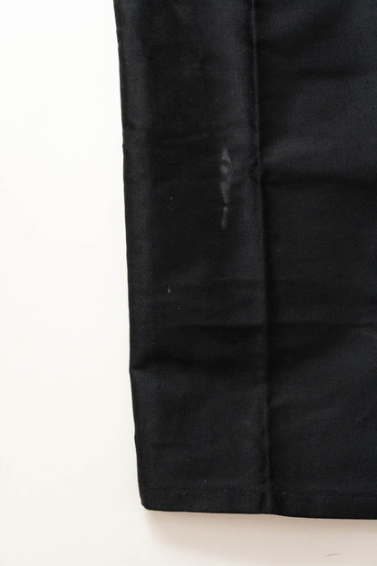 50s French Work Black Moleskin pants "Le Mont St Michel"