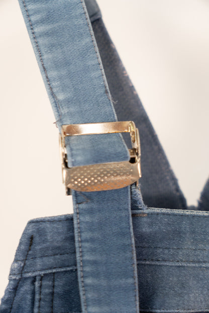 50s French Work Moleskin Overall "Le Mont St Michel"