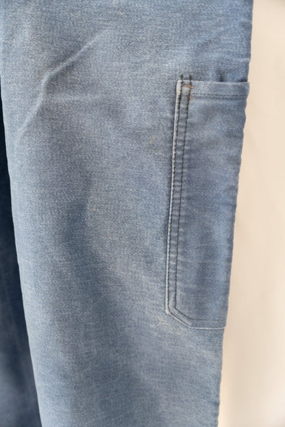 50s French Work Moleskin Overall "Le Mont St Michel"