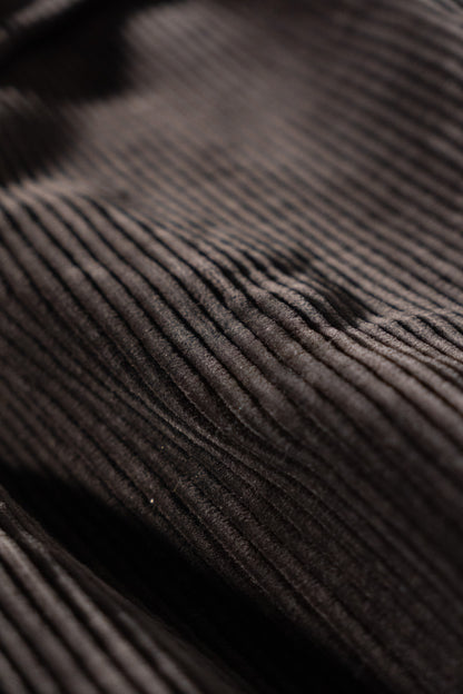 30s Hunting Corduroy Jacket Lining Light Black Moleskin&Metis DEADSTOCK