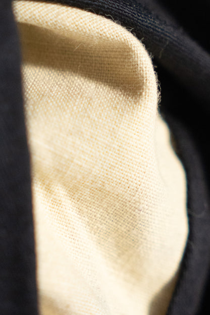 30s Hunting Corduroy Jacket Lining Light Black Moleskin&Metis DEADSTOCK