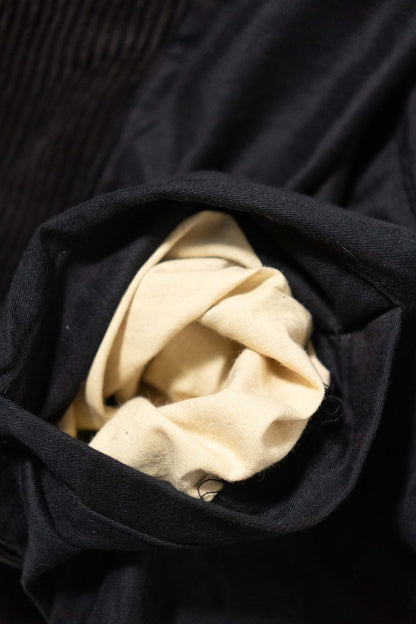 30s Hunting Corduroy Jacket Lining Light Black Moleskin&Metis DEADSTOCK