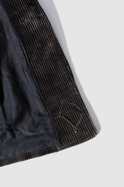 30s Hunting Corduroy Jacket Lining Light Black Moleskin&Metis DEADSTOCK