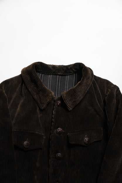 30s AdolpheLafont Brown Corduroy Hunting Jacket