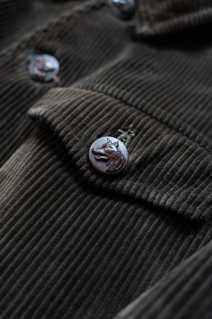 30s AdolpheLafont Brown Corduroy Hunting Jacket