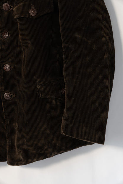 30s AdolpheLafont Brown Corduroy Hunting Jacket