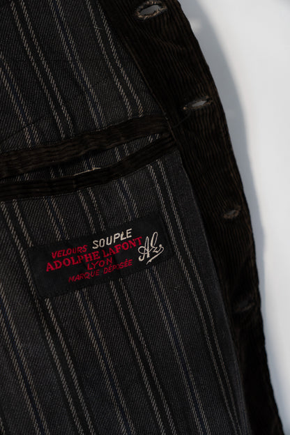 30s AdolpheLafont Brown Corduroy Hunting Jacket