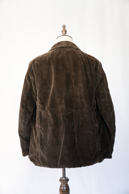 30s AdolpheLafont Brown Corduroy Hunting Jacket