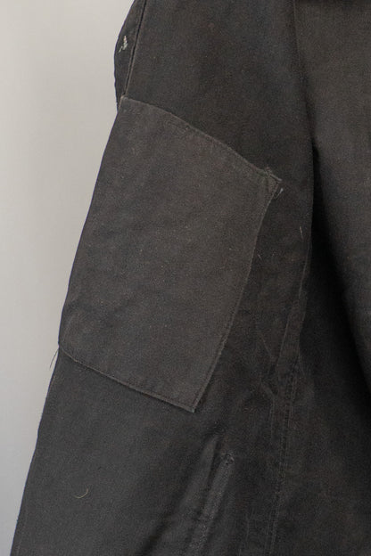 ~30s French Work Black Light Moleskin Jacket "4 Buttons"
