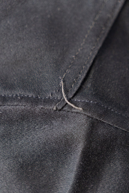 ~30s French Work Black Light Moleskin Jacket "4 Buttons"