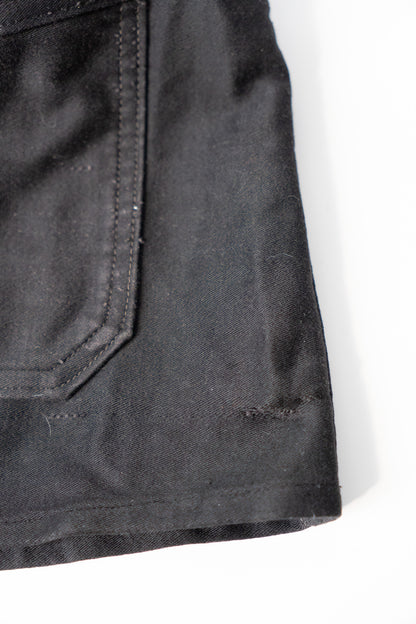 ~30s French Work Black Light Moleskin Jacket "4 Buttons"
