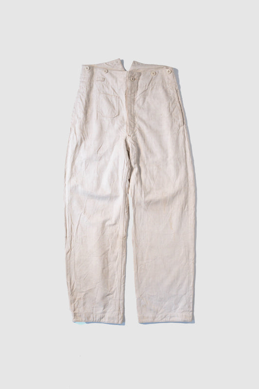 40s GERMAN KRIEGSMARINE DRILLICH HBT LINEN TROUSER