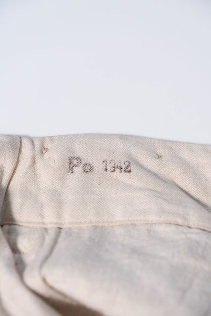 40s GERMAN KRIEGSMARINE DRILLICH HBT LINEN TROUSER